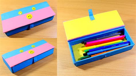 how to make a electric pencil box|homemade pencil case.